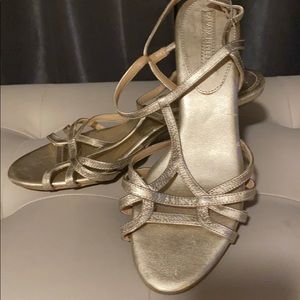 Banana Republic light gold dress sandal